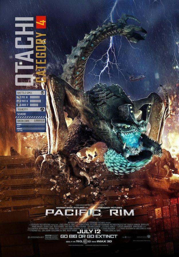 Pacific Rim Otachi Kaiju Poster