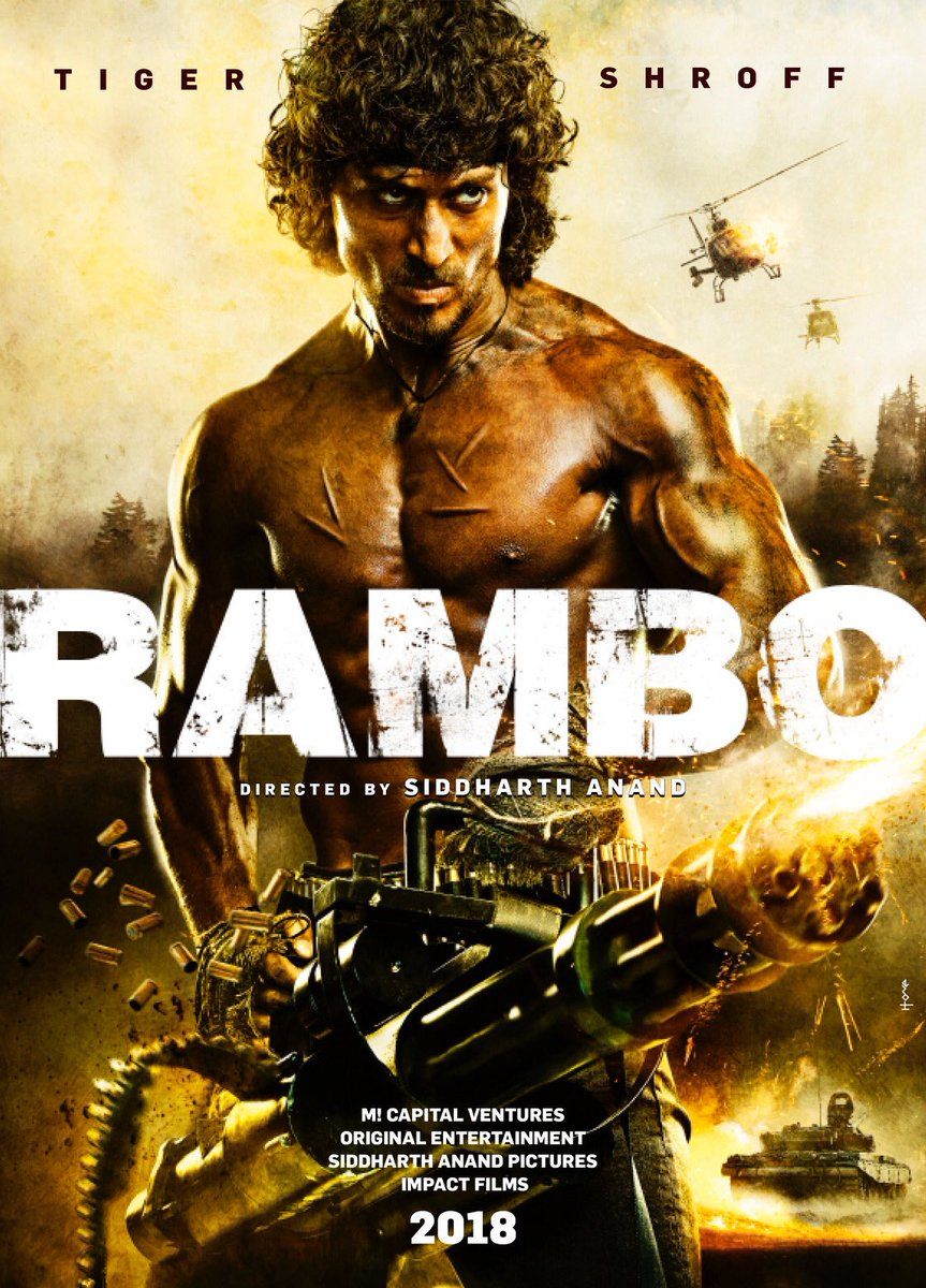 Bollywood Rambo Remake poster