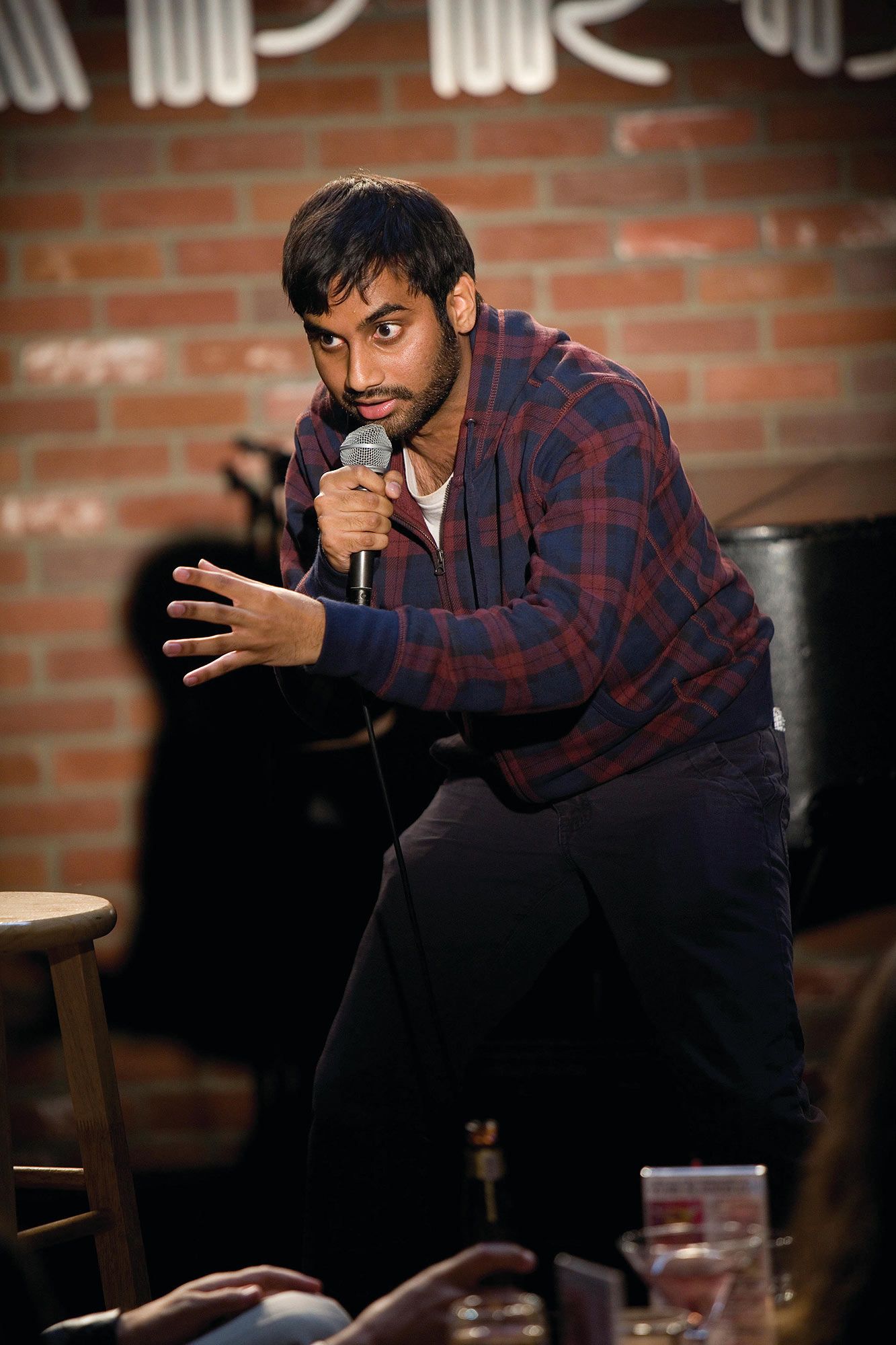 Aziz Ansari Brings the Laughs in Funny PeopleBy now, if you're a comedy fan who doesn't know the name Aziz Ansari, you are in some dire need of comedic catch-up. Aside from his famous rants on the IMAX format Ansari currently stars as the mischevious Tom Haverford on the hit NBC comedy {0} and he makes a brief but memorable appearance in the film {1}, which is currently available on DVD and {2} shelves everywhere. Although his role in the actual film is (sadly) fairly brief, he has a much bigger