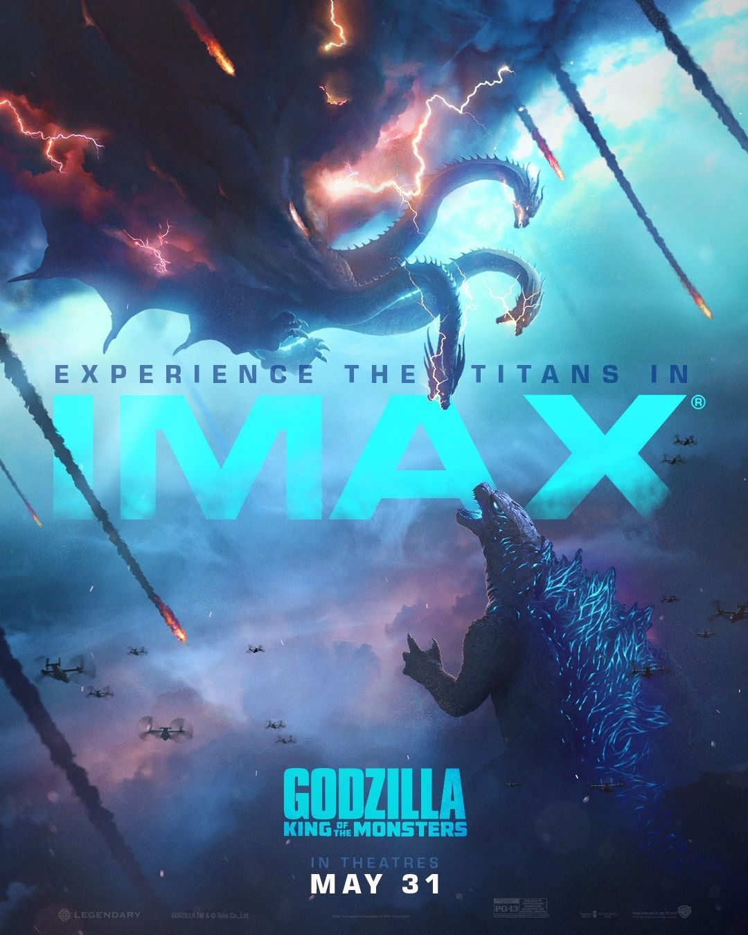 Godzilla King of the Monsters IMAX poster