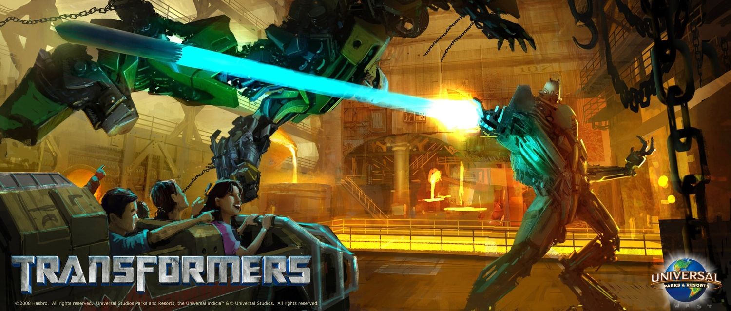 Transformers the Ride Concept Art #5