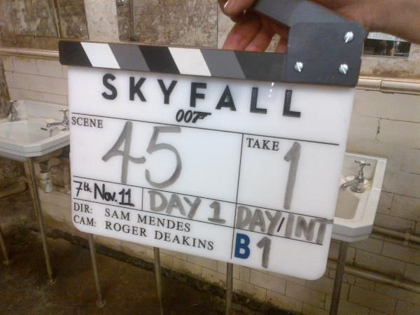 Skyfall 007 Set Photo
