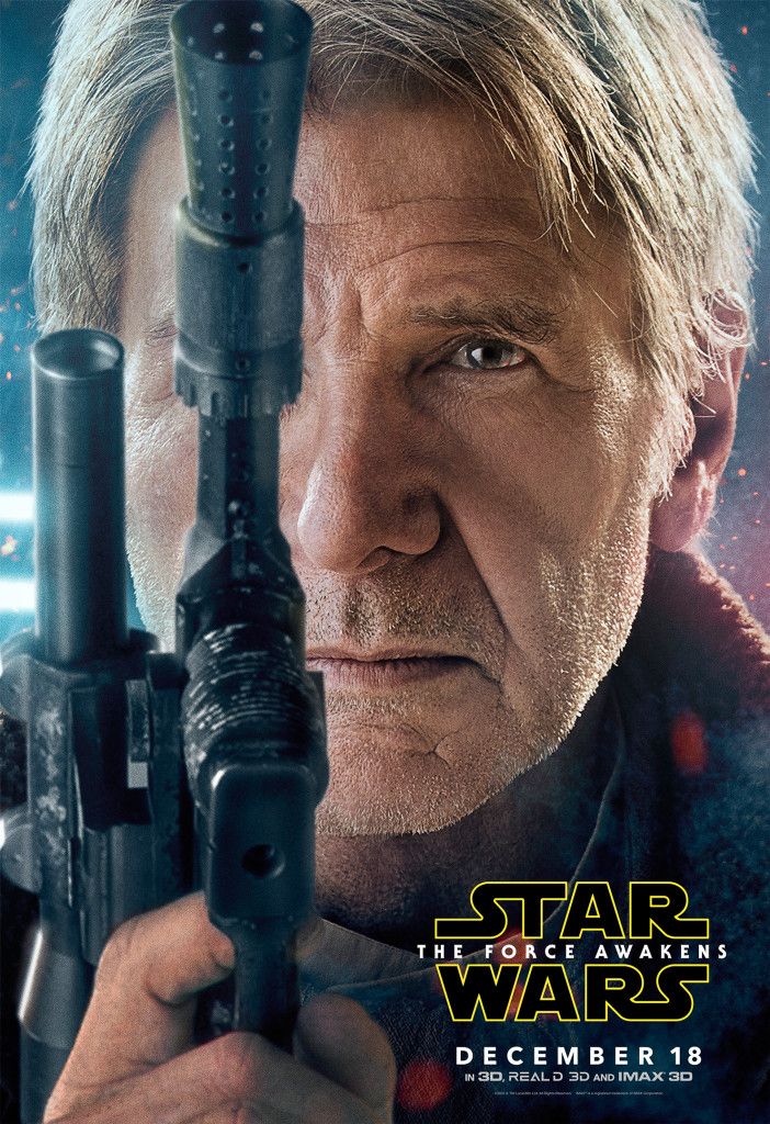 Star Wars 7 Character Poster Han Solo