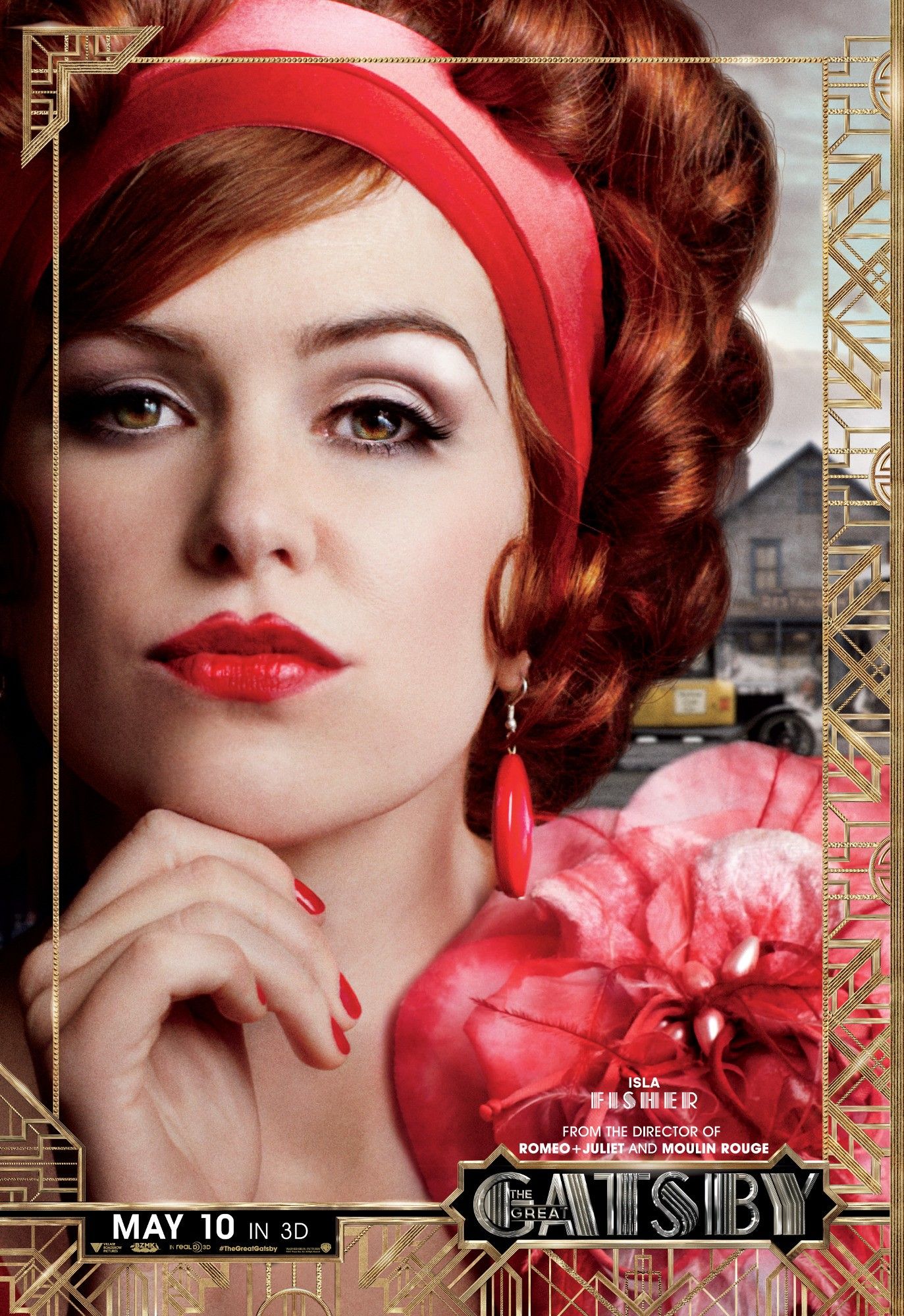 The Great Gatsby Isla Fisher Poster