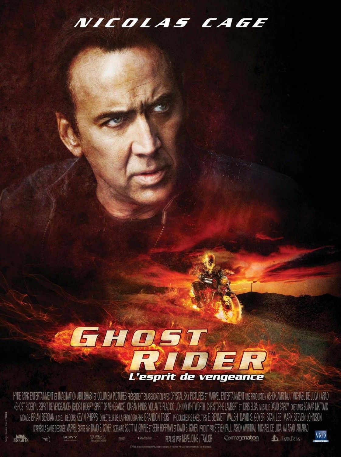 Ghost Rider Spirit of Vengeance French Poster