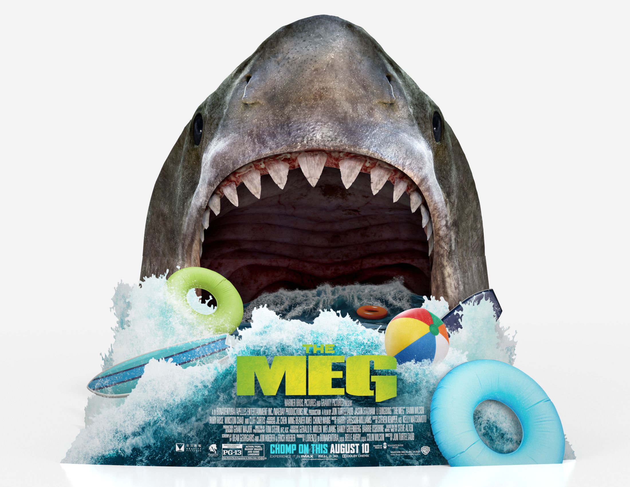 The Meg standee