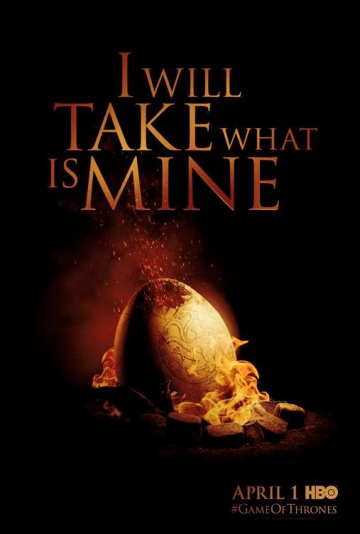 Games of THrones Season 2 I will Take What is Mine Poster