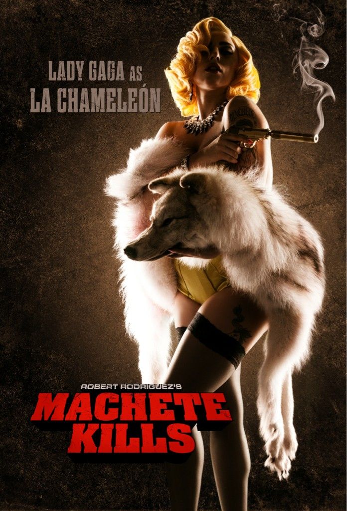 Machete Kills Lady Gaga as La Chameleon Poster
