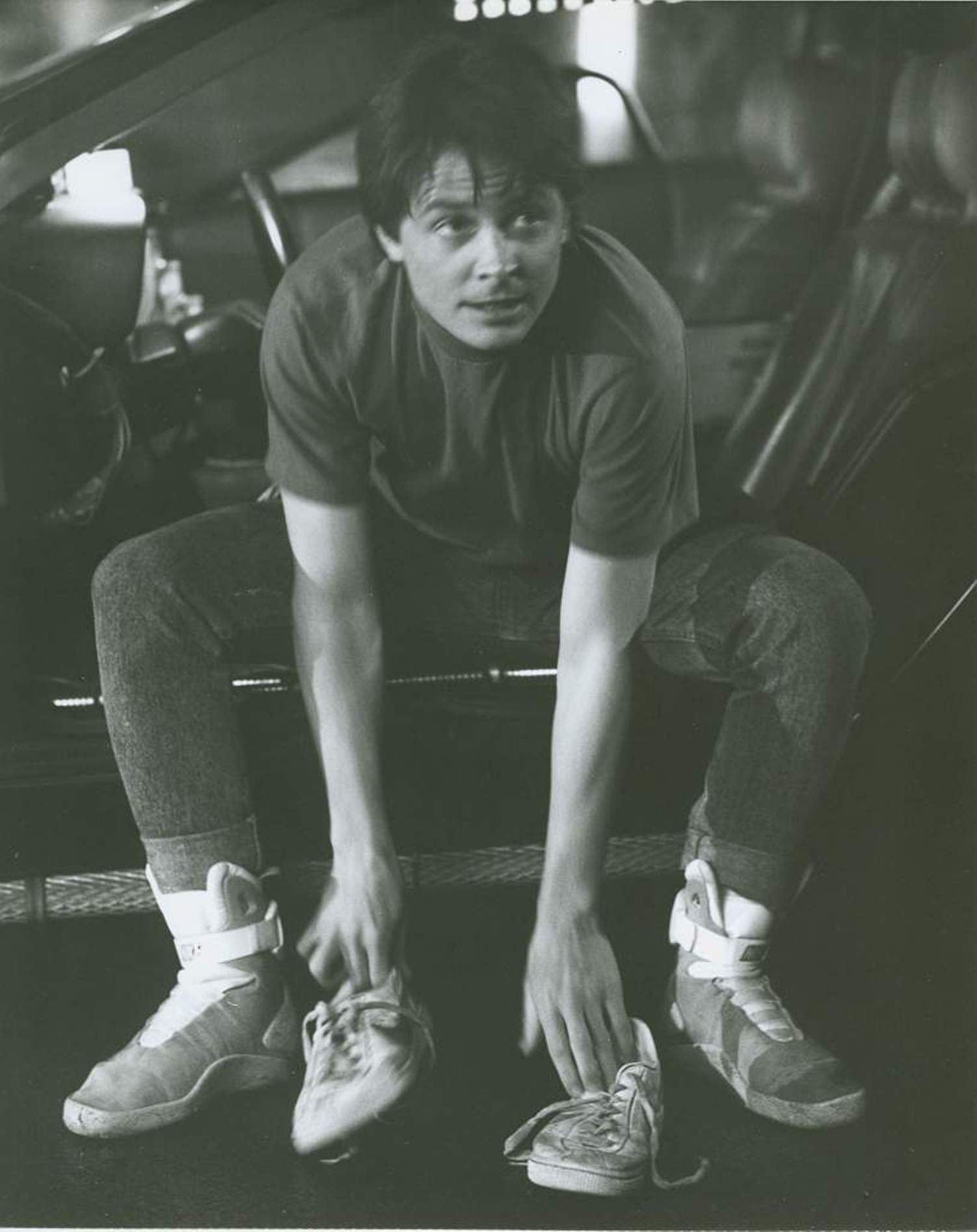 Marty McFly Wearing his Nike Mags #2