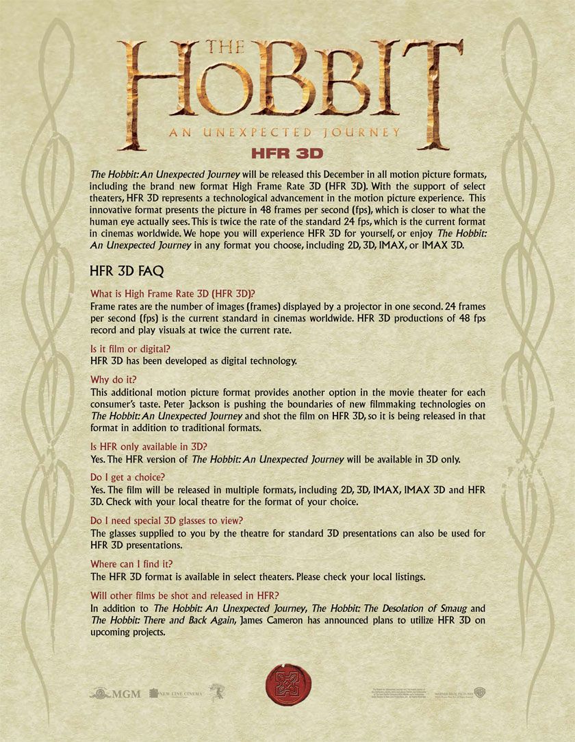 The Hobbit Infographic