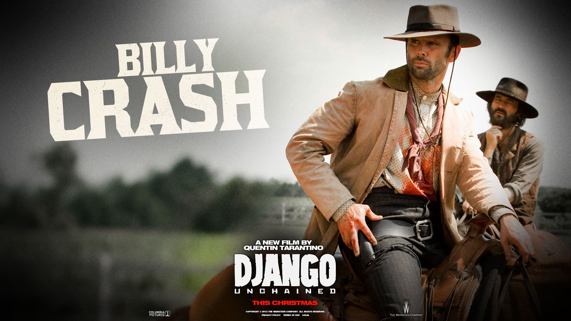 Django Unchained Billy Crash Wallpaper