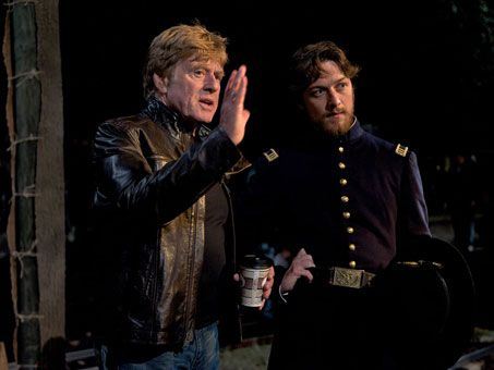 Robert Redford and James McAvoy
