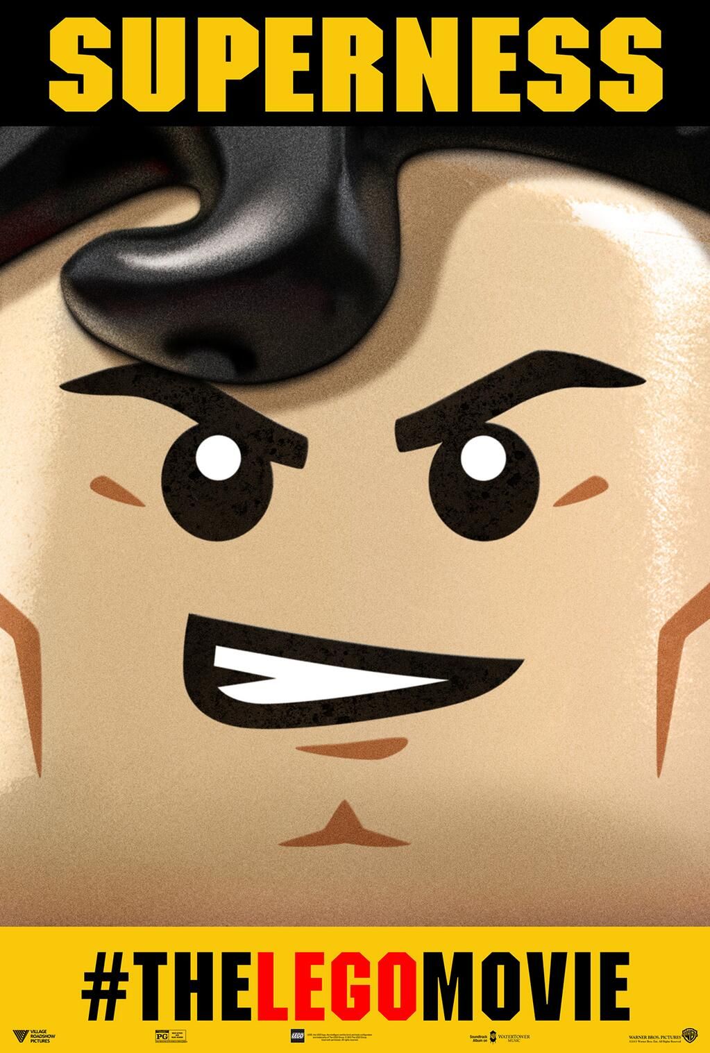 The LEGO Movie Superman Character Poster