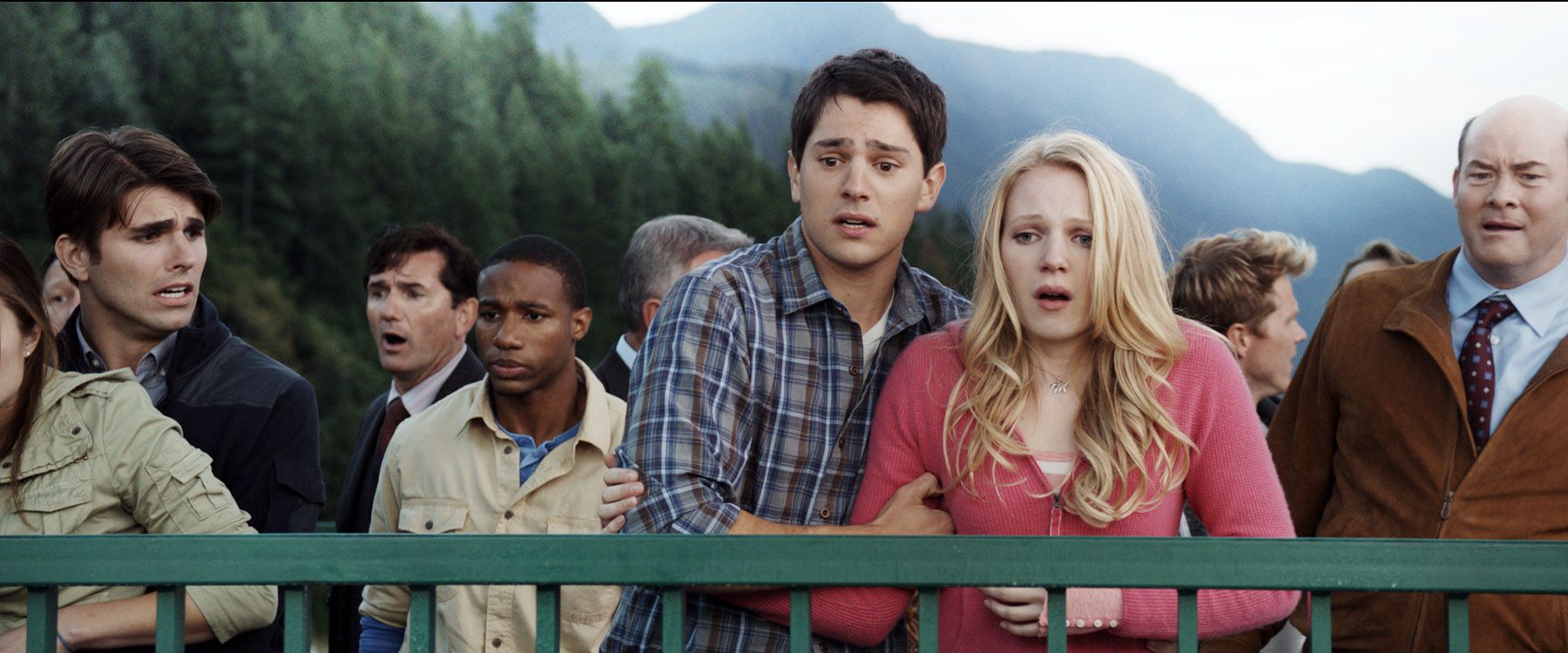 Nicholas D'Agosto and Emma Bell star in Final Destination 5{27} also discussed what its been like for him to make a horror film as apposed to a comedy. It's fantastic. I believe as actors we just want to play and yesterday I was in make-up for three hours. Then I had a break, and then I was back in make-up for another hour. I was there all day long, and people were like, is that awful? Is it uncomfortable? It's like, no, we're actors, this is what we want to do! You just get to play. So just an 