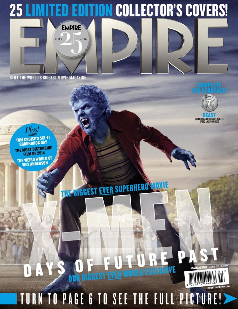 X-Men: Days of Future Past Beast Empire Cover