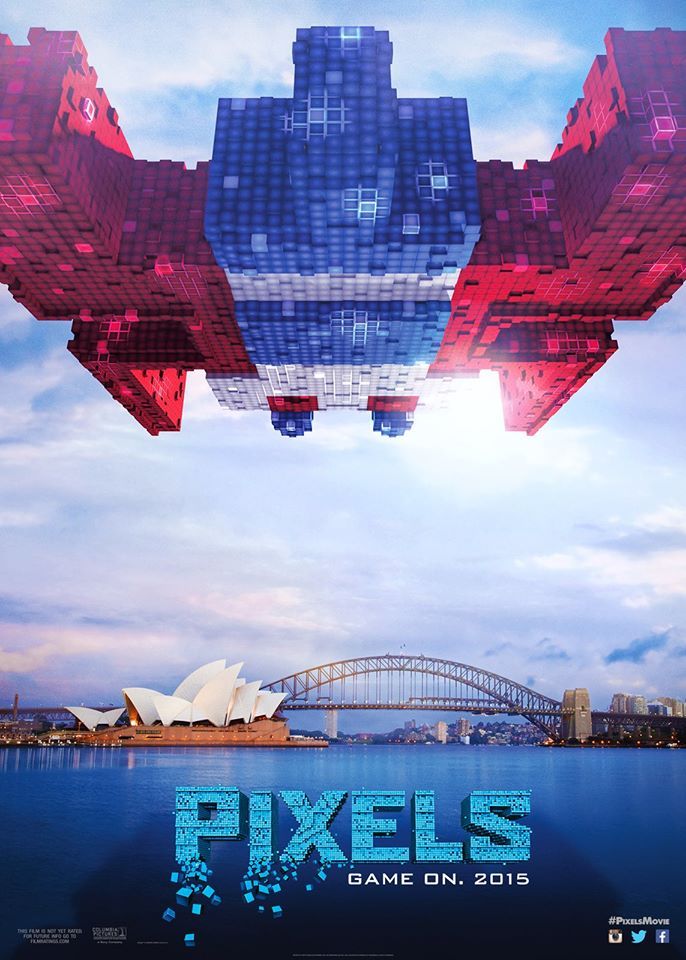 Pixels Galaga Poster
