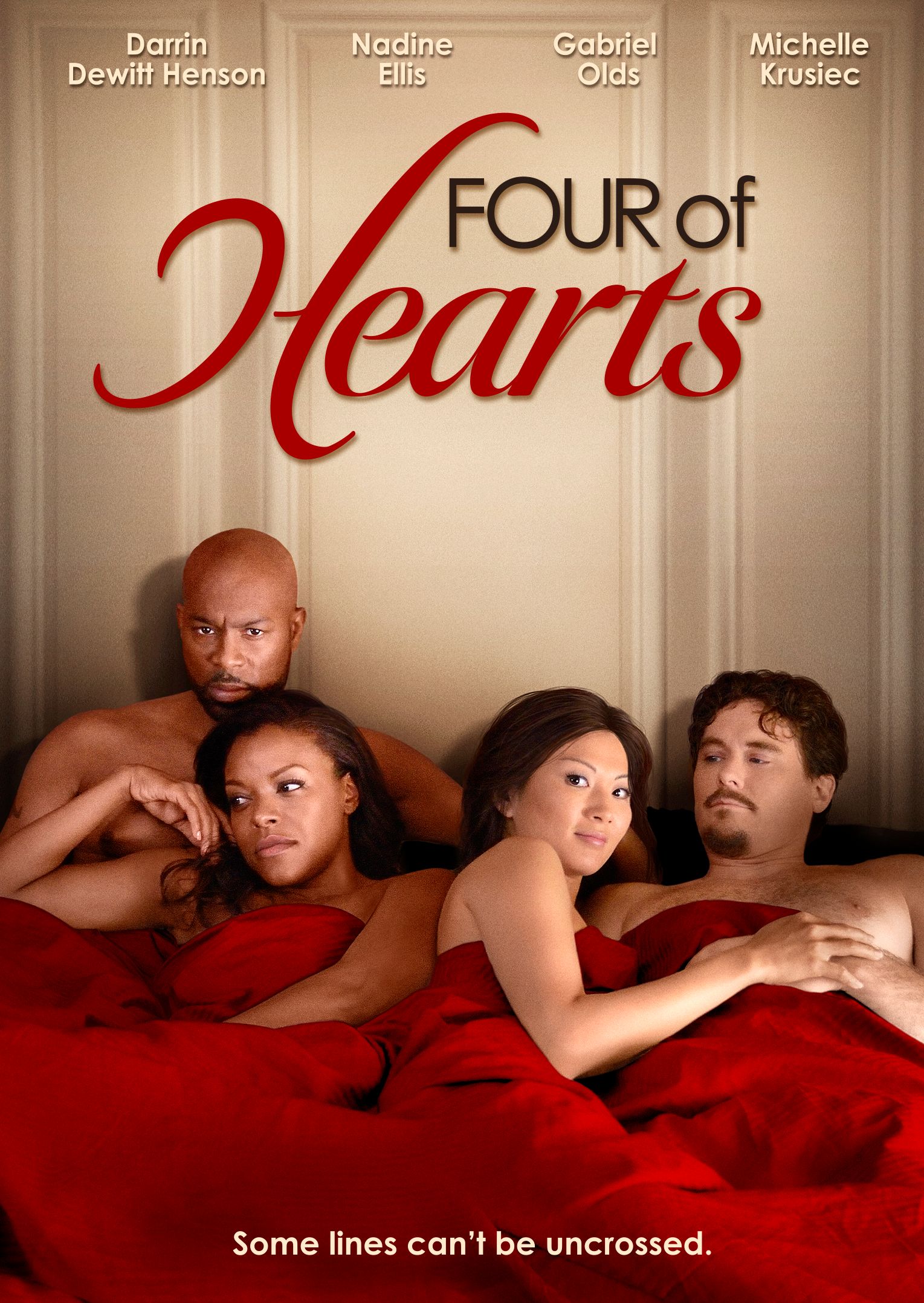Four of Hearts Poster