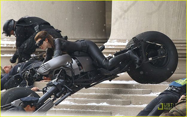 The Dark Knight Rises Anne Hathaway Stunt Photo #3