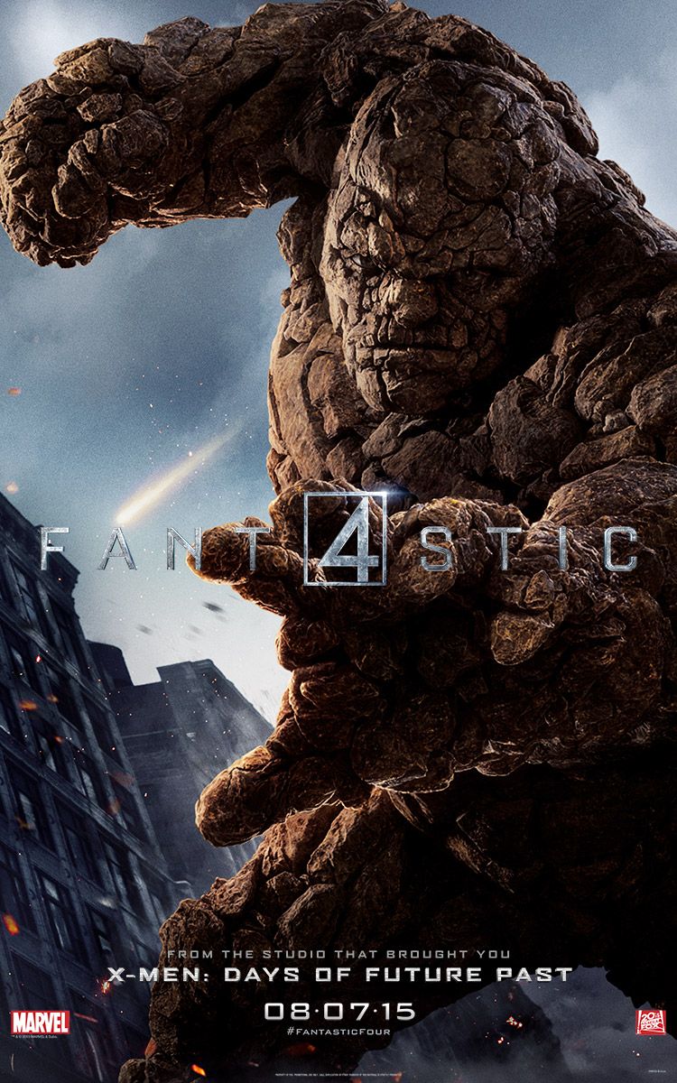 Fantastic Four The Thing Character Poster