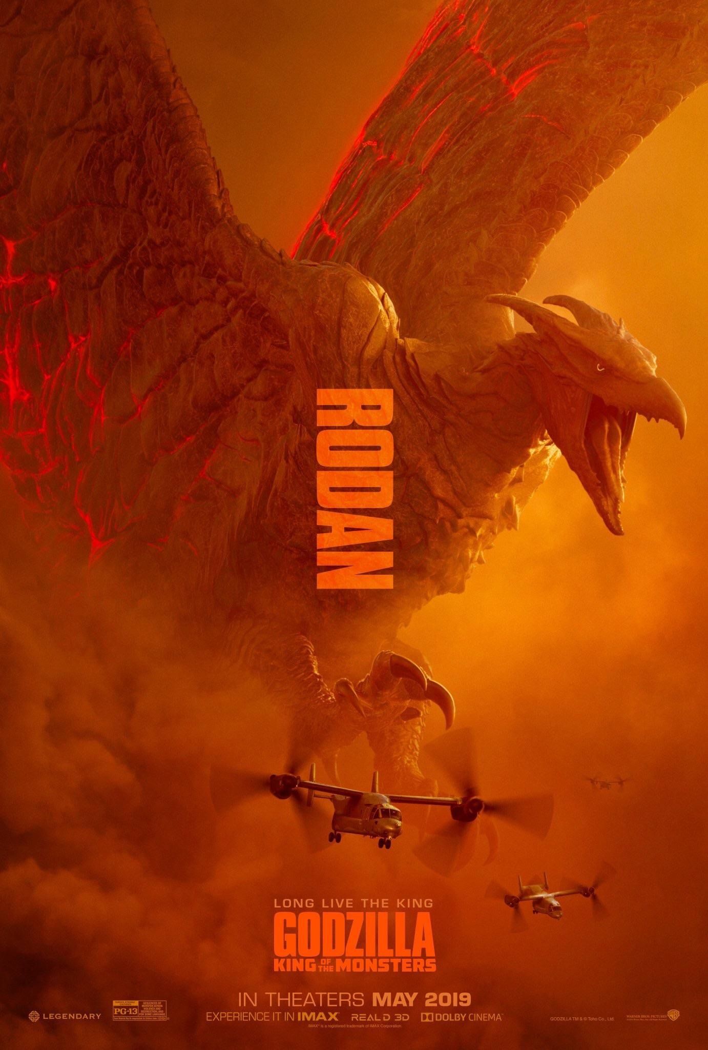 Godzilla 2 character posters #1