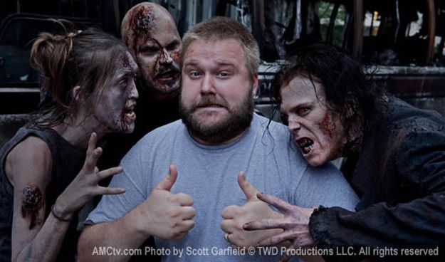 Comic book creator Robert Kirkman on The Walking Dead set