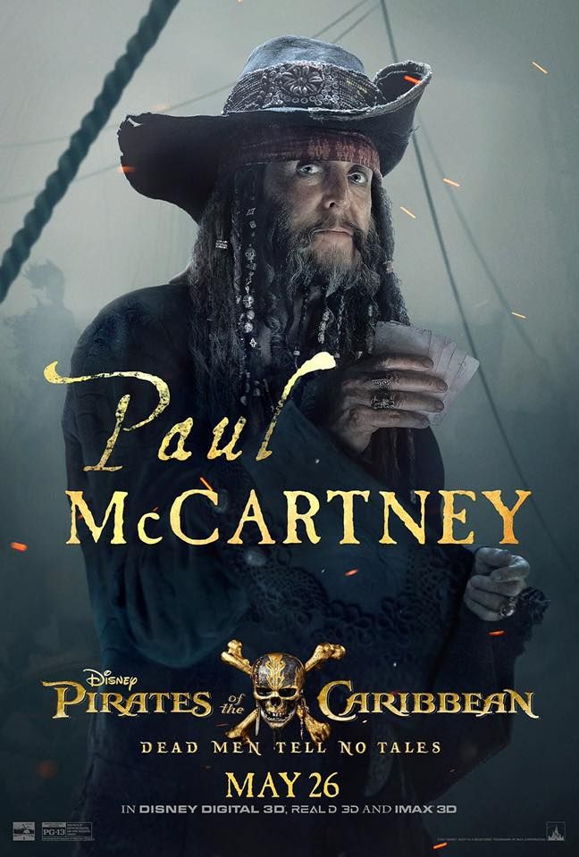 Pirates 5 Paul McCartney Poster