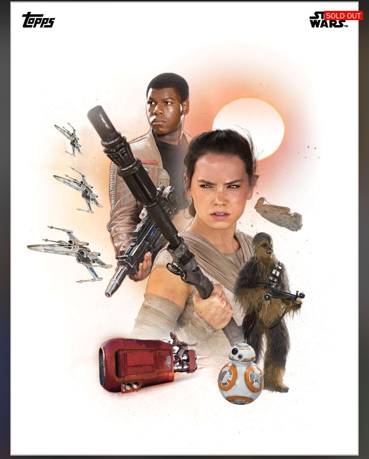 Star Wars: The Force Awakens Trading Card 1