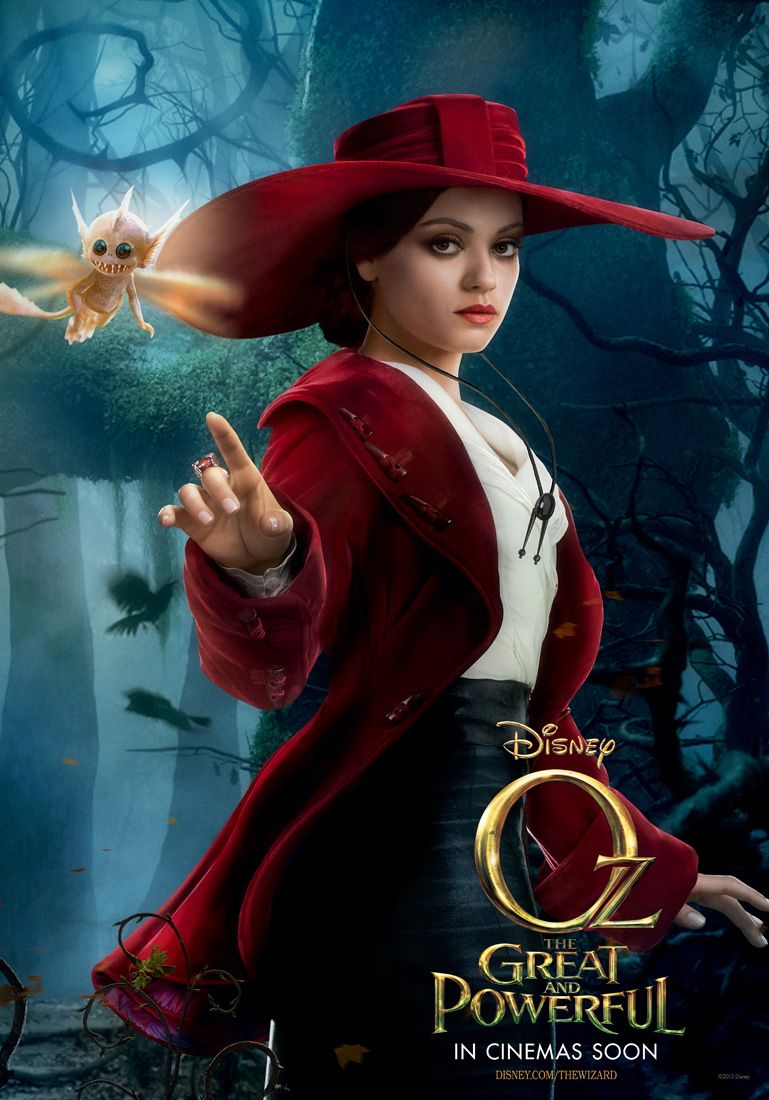 Oz The Great and Powerful Theodora Poster with Mila Kuunis