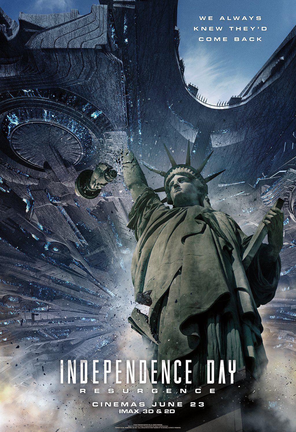 Independence Day: Resurgence Statue of Liberty Poster
