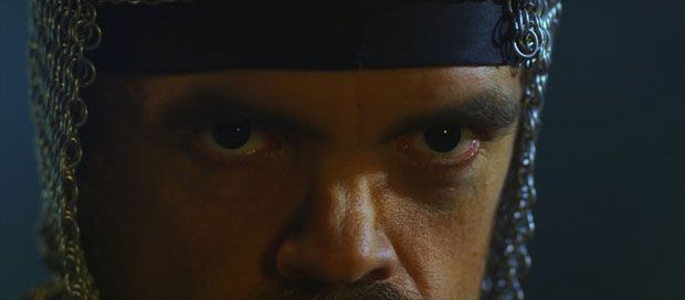 Peter Dinklage puts on his game face in Knights of Badassdom{78}
