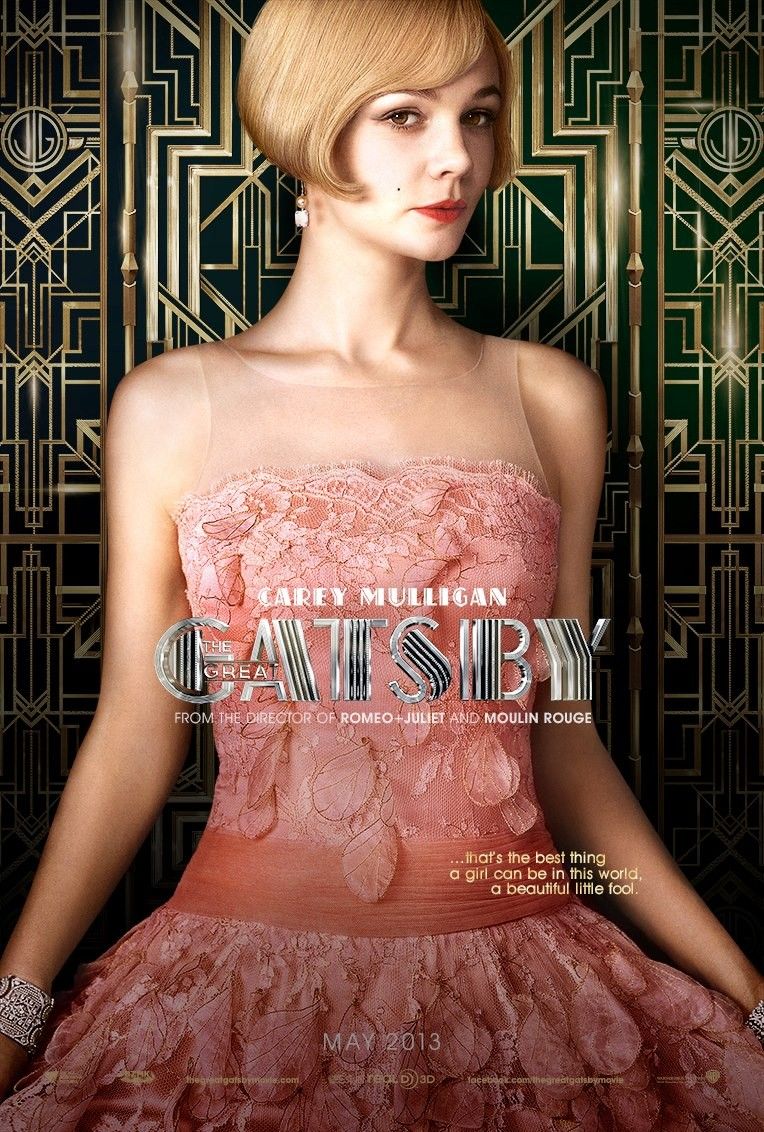 The Great Gatsby Poster with Carey Mulligan as Daisy Buchanan