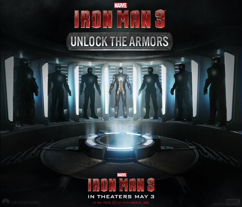 Iron Man 3 Choose Your Armor Photo