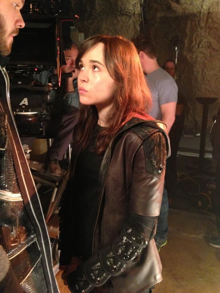 X-Men: Days of Future Past Ellen Page Set Photo