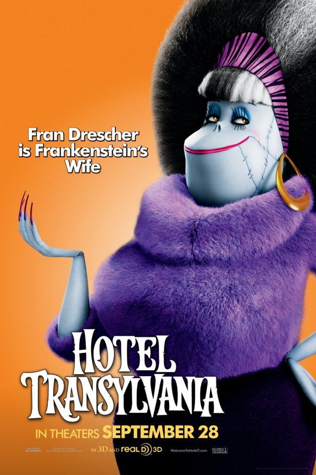 Hotel Transylvania Frankenstein's Wife Character Poster