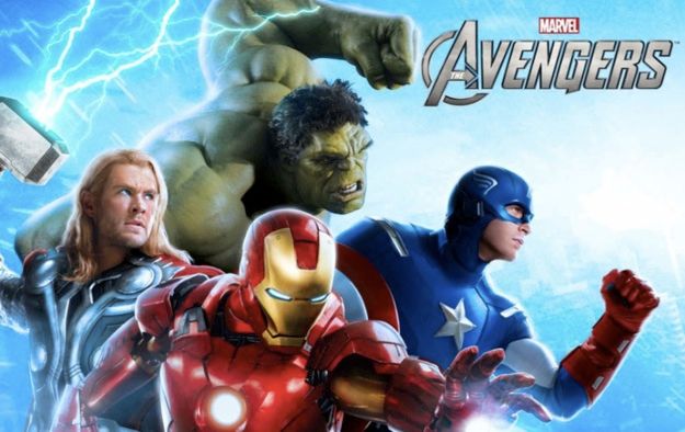 The Avengers Golden Link Europe's theater Promo Art