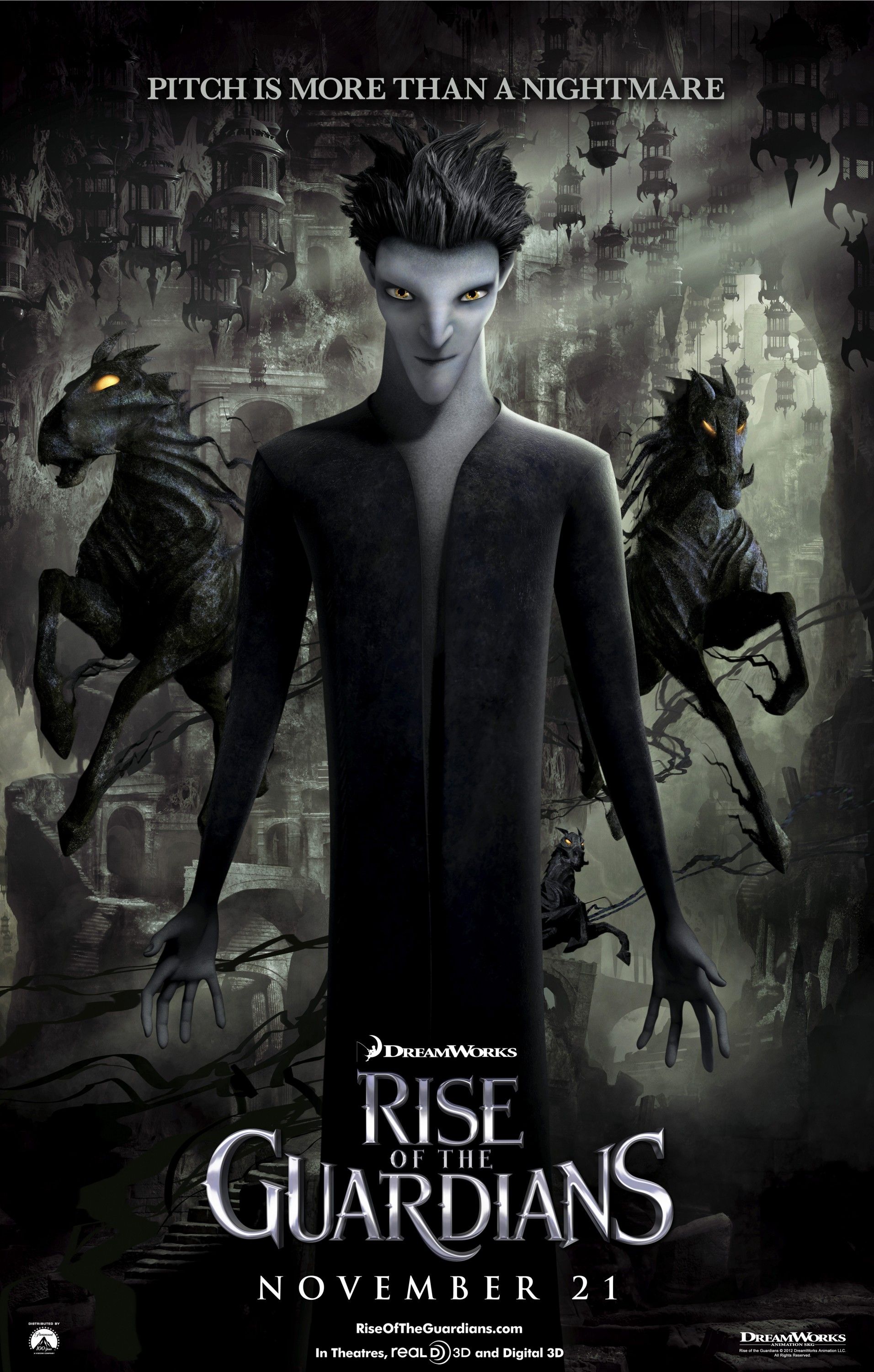 Rise of the Guardians Pitch Character Poster