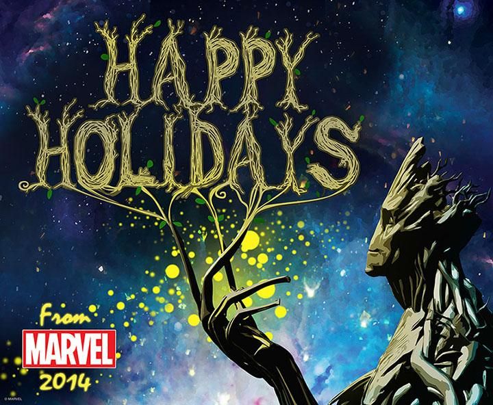 Guardians of the Galaxy Marvel Holiday Card
