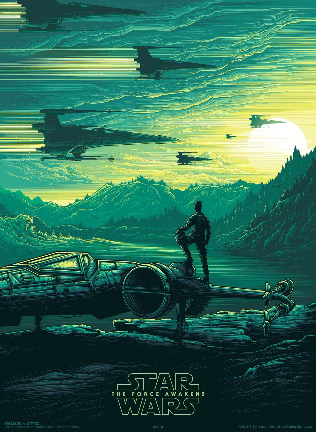 Star Wars: The Force Awakens Poe Dameron IMAX Poster