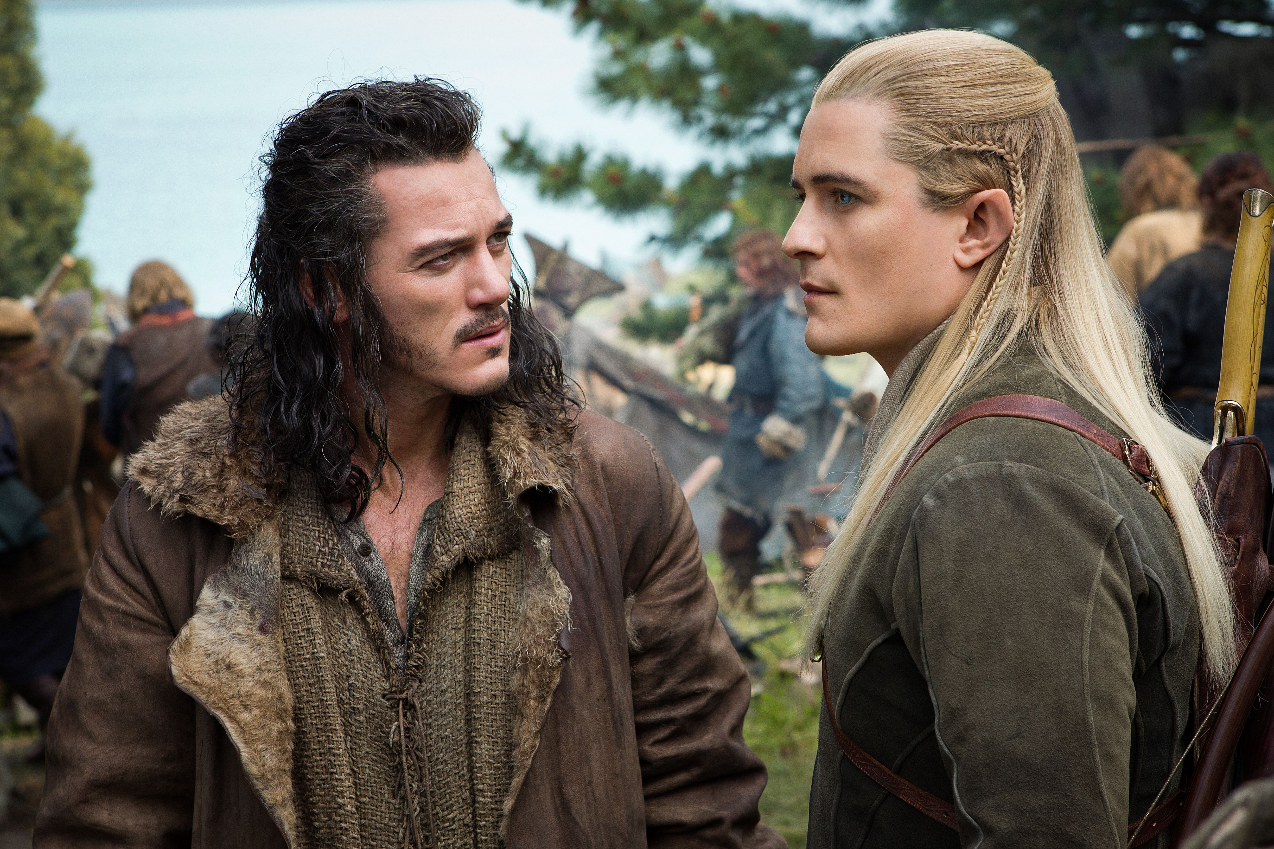 The Hobbit: An Unexpected Journey Bard and Legolas Photo