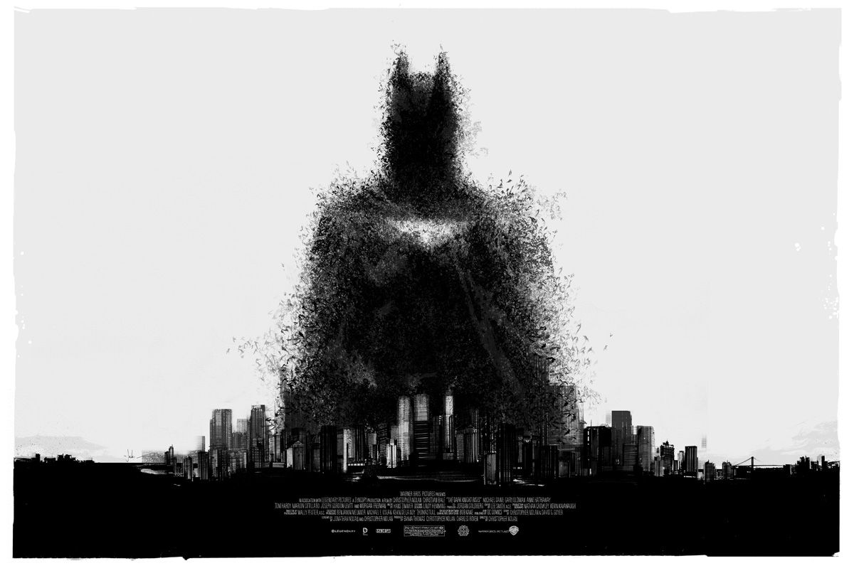 The Dark Knight Rises Mondo Comic-Con 2012 Poster