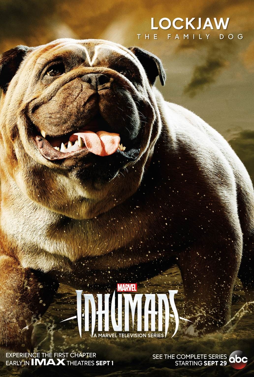Lockjaw Inhumans Poster
