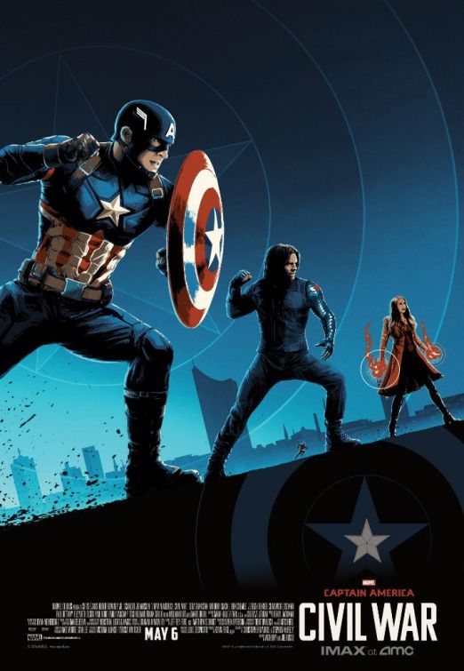 Captain America Civil War AMC Theatres IMAX Poster 1