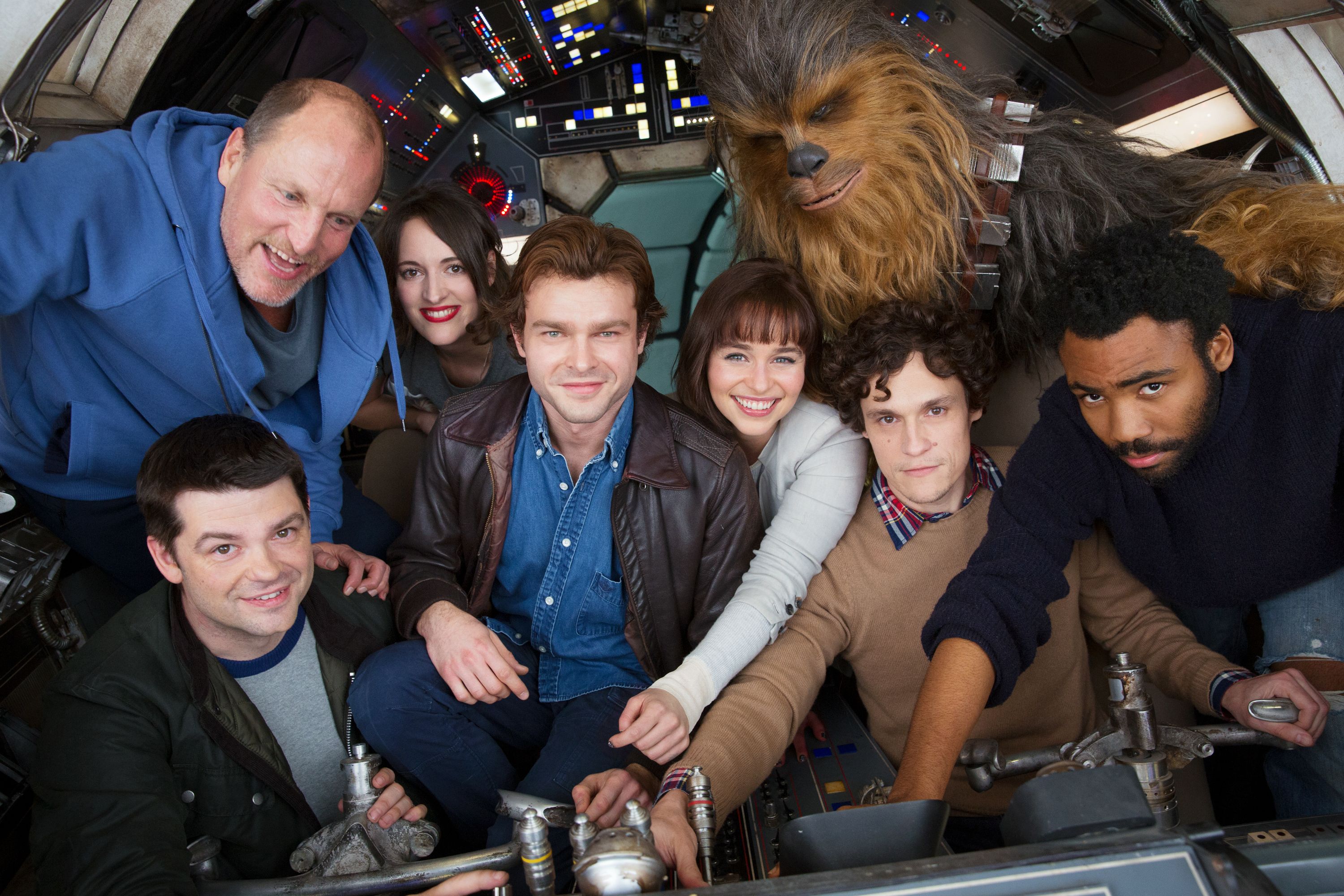Han Solo Star Wars Story Cast Photo