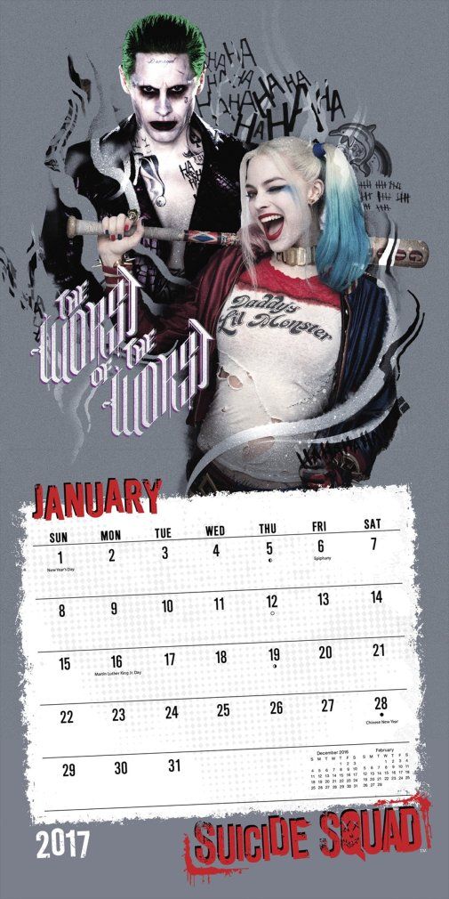 Suicide Squad Calendar photo #3