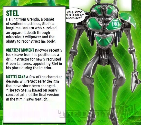 Green Lantern Stel Action Figure