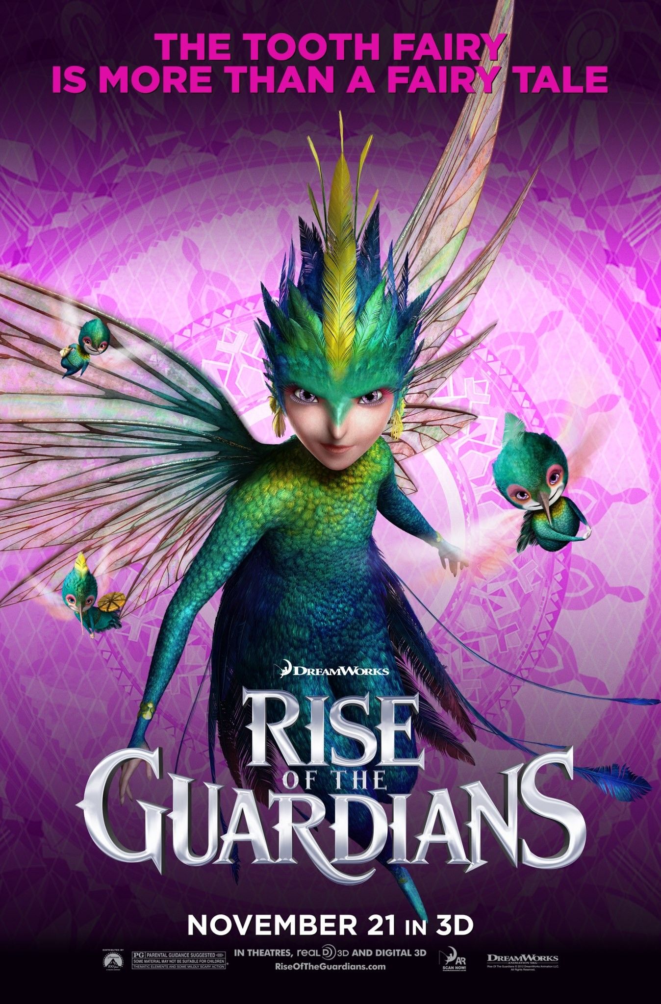 Rise of the Guardians Tooth Character Poster