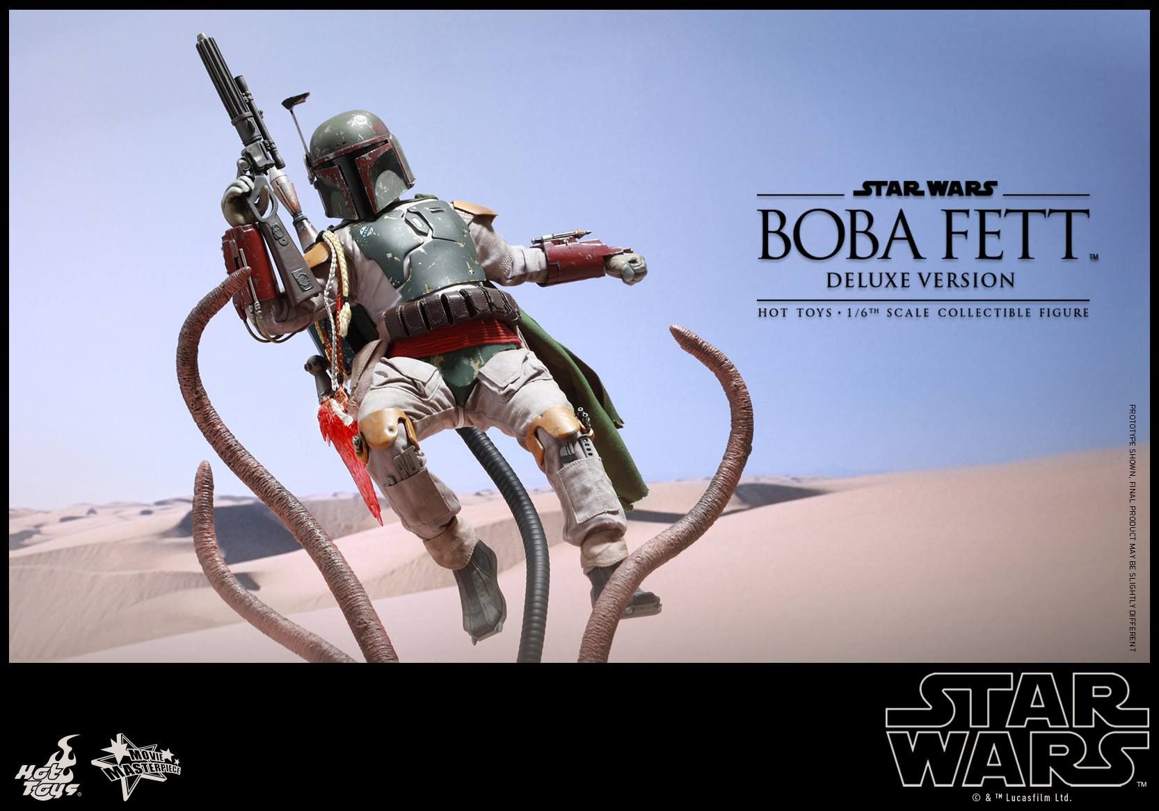 Star Wars Boba Fett Hot Toys Deluxe Figure 3