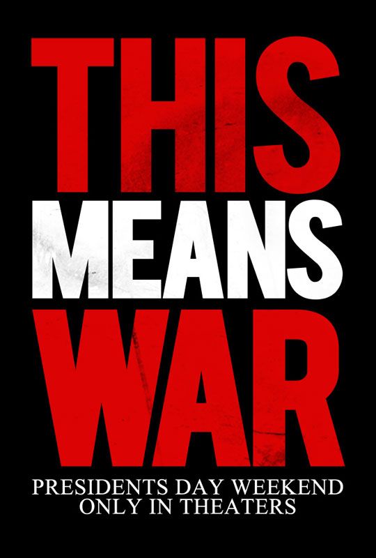 This Means War Poster #2