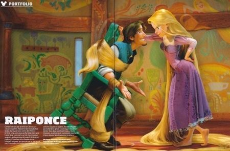 Zachary Levi and Mandy Moore in Disney's Rapunzel