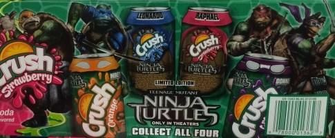 Teenage Mutant Ninja Turtles Crush Soda Cans